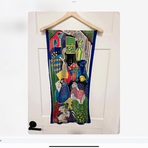 Vintage Music Picasso colorful artsy scarf